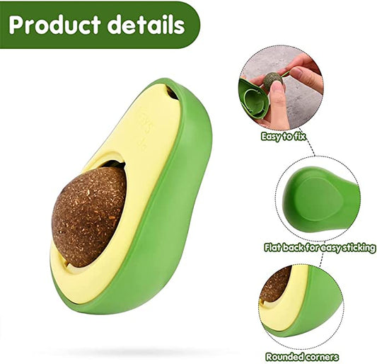 Original Catnip Ball (Avocado Style) (2pcs in One)